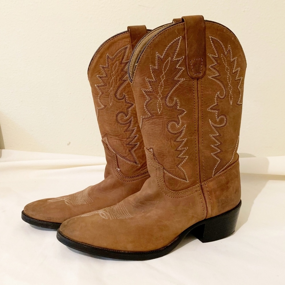 Dan Post Cowboy Boots Youth Size 3.5